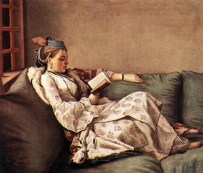 Jean-Etienne Liotard Portrait of Marie Adelaide de France en robe turque